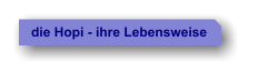 die Hopi - ihre Lebensweise