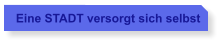 Eine STADT versorgt sich selbst