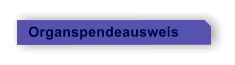 Organspendeausweis