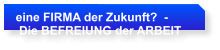 eine FIRMA der Zukunft?  -    Die BEFREIUNG der ARBEIT